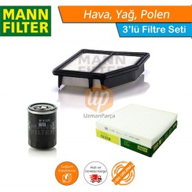 Resim Honda Civic Fb7 1.6 Mann Filtre Bakım Seti 2012-2016 
