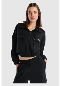 Resim New Balance Lifestyle Wnj1529-bk Siyah Kadın Sweatshirt Siyah 