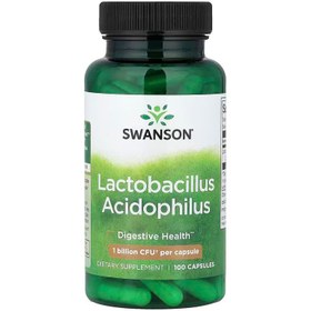 Resim Swanson Lactobacillus Acidophilus Probiotics Digestive Health 1 Billion CFU 100 Caps 