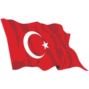 Resim Koşan Türk Bayrağı 