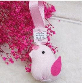 Resim Peluş Kuş Kız Bebek Doğum Hediyelik(30 Adet) 