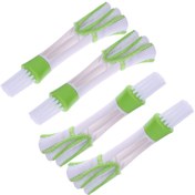 Resim Çift Uçlu Araba Klima Torpido Toz Alma Temizleme Fırçası 