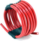 Resim Murat 1 Metre 4 mm² Kırmızı Kalaylı Bakır Kablo Oto Taşıt Tesisat Kablosu 1. Kalite 