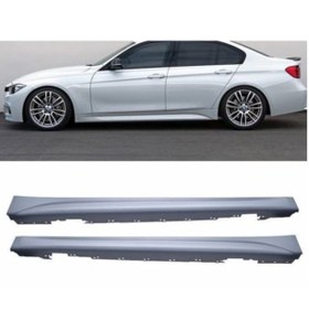 Resim X POWER TUNİNG Bmw F30 2012-2018 3.Seri Uyumlu Mtech Plastik Yan Marşpiyel 