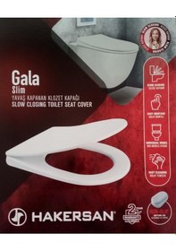 Resim Hakersan Gala Yavaş Kapanan Klozet Kapağı Diğer 