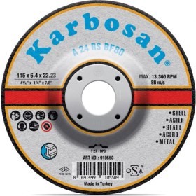 Resim Karbosan 115X6.4X22 Metal Taşlama Taşı Nk 