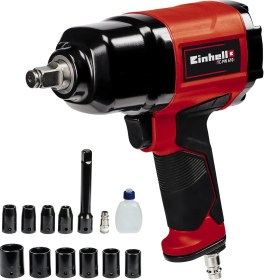 Resim Karokstore Havalı Darbeli Somun Sıkma Tc-Pw 610 (Maks. Tork 610 Nm, Sağ/sol Dönüş, 10 Adet Soket, Boş Yağ Şişesi, Tapa Nipeli, 125 mm Uzatma Aparatı) - 4138960 