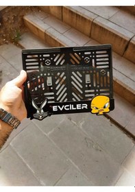 Resim Motorsiklet Plakalık Bugs Bunny Lazer Kesim Pleksi Plakalık Kişiye Özel Plakalık Uyumlu 