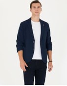 Resim Pierre Cardin Erkek Lacivert Ekstra Slim Fit Blazer Ceket 50269735-vr033 Lacivert 