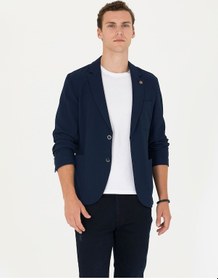 Resim Pierre Cardin Erkek Lacivert Ekstra Slim Fit Blazer Ceket 50269735-vr033 Lacivert 