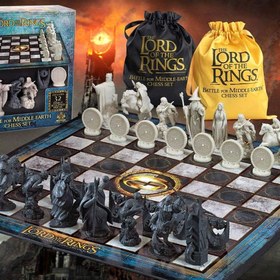 Resim Noble Collection Lord of the rings Satranç Seti 
