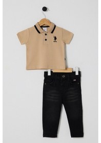 Resim U.s. Polo Assn Erkek Bebek Bej Takım 5274-48227 Bej 