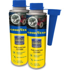 Resim Goodyear Benzin Enjektör Temizleyici Yakıt Katkı Seti 300 ml (2 Adet) 