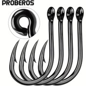 Resim Proberos 20 Adet Yüksek Karbonlu Çelik Deniz Kancası Seti, Tuzlu ve Tatlı Su Balıkçılığı İçin Dayanıklı Çengeller, Takım Kutusu Temel Malzemeleri,Tatlısu Balıkçılığı Ekipmanları,Çengelli Balıkçı Kancalar,Yüksek Karbonlu Çelik Kancalar,Paslanmaz Deniz Kancaları,Yüksek Karbonlu Çelik Yapı,Tuzlu Su Balıkçıları,Balıkçılık Tutkunları,Noel Balıkçılığı Hediyesi 