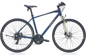 Resim Carraro Sportive 223 28'' Şehir Bisikleti 51cm Mat Lacivert Açık Sarı Gri 