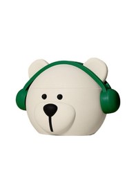 Resim Airpods 3 Uyumlu Premium Deri Dokulu Kılıf Manyetik Kapak Darbe Korumalı Şık Tasarım Bej 