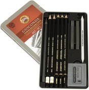 Resim Koh-I Noor Set For Sketching 10 pcs 8893 