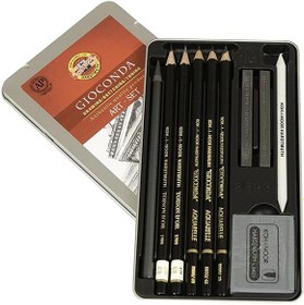 Resim Koh-I Noor Set For Sketching 10 pcs 8893 