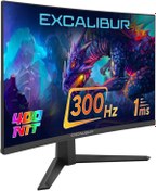 Resim Genel Markalar Excalibur E27FVC-E 27" 300HZ 1MS 400NIT Fast VA Curved HDR10 Oyuncu Monitörü 