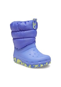 Resim Crocs Classic Neo Puff Boot T Çocuk Bot-5PY Mavi - Sarı 
