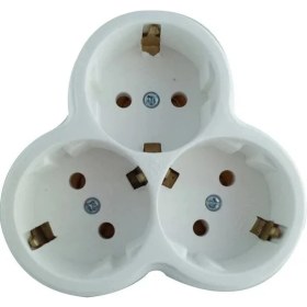 Resim Timsal Üçlü Golyat Topraklı Fiş -Priz Çocuk Korumalı 