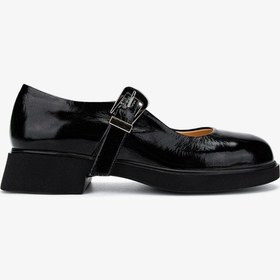 Resim Valmenti Kadın Hakiki Deri Siyah Rugan Casual Ayakkabı 1051 5743 Bn Ayk Sk24-25 Sıyah Rgn SIYAH RUGAN 