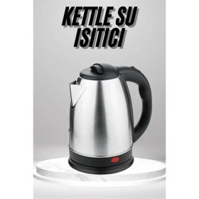 Resim Aydogan's Su Isıtıcı 220 - 240 V Paslanmaz Çelik Kettle Uzun Ömürlü 2000 Watt 