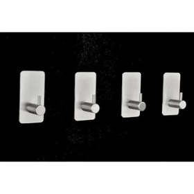 Resim Tech Butiq Deltahome Paslanmaz Çelik 4 Adet Banyo Askısı Bornoz Askısı Kendinden Yapışkanlı Havluluk Inox Anında Kolay Montaj 