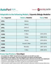 Resim Opel, Ford, Land Rover İçin Davlumbaz, Panjur Klipsi-50'li 