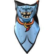 Resim Maskara Baskılı Üçgen Maske Snowboard, Kayak, Motosiklet, Bisiklet Polarlı Kar Maskesi 