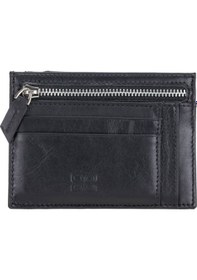 Resim Bouletta Zip Deri Kadın Fermuarlı Kartlık Siyah (443083678) 