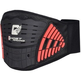 Resim Sones Ghost Racing GR-HY01 Donanım Lokomotif Düşme Önleyici Motosiklet Bel Koruyucu Kırmızı - Siyah 