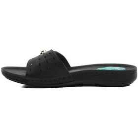 Resim Ayakmod 6808 Siyah Topuk Jel Destekli Kadın Terlik 001 