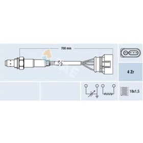 Resim Fae 023 906 265 D LAMBDA SENSÖRÜ VAG GO3-4 PAS PO3 T4 90- FAE-77135 