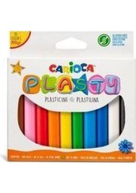 Resim Carioca Plasty Kurumayan Oyun Hamuru 10 Renk - 200 Gr 