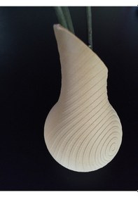 Resim Opencart Ahşap Vazo Sadece Plastik Aparattır 