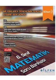Resim Bilfen 6.Sınıf Matematik Biltest Soru Bankası 2023 