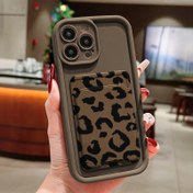 Resim İki Parça Set: Kahverengi Kendinden Yapışkanlı Kart Tutucu/Kart Yuvası Telefon Kılıfı/Kart Cüzdanı ile Leopar Desenli TPU Koruyucu Kılıf, Hassas Her Taraftan Koruma İçin Uygun, for Apple için for iphone 6/7/8/X/Xs/Xr/Xs Max/11/12/13/14/15/16 Pro Max İçin İdeal, Çiftler, Kızlar ve Genç Kızlar İçin Doğum Günü ve Yılbaşı Hediyesi Olarak İdeal. 