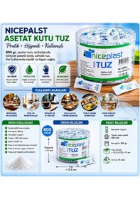 Resim Nicepalst Asetat Kutu Tuz 800 Gr. 