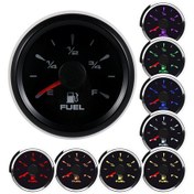 Resim Xiyyadms 52mm Çoklu Sinyalli Deniz Ve Kara Araçları Yakıt Seviye Göstergesi - 8 Renk Arka Aydınlatma, Ip67 Su Geçirmez 