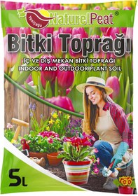 Resim Naturel Peat Bitki Toprağı - 5 Litre 100 