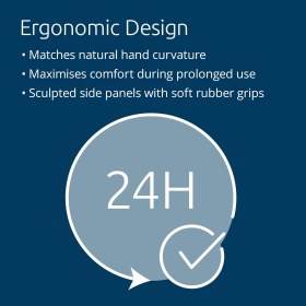 Resim Kensington Pro Fit Kablolu Optik Mouse, Tam Boy, Sağ El Tasarımı, Windows & Macos Uyumlu, Siyah 