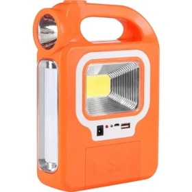 Resim Powermaster HB-6399A Cob Ledli Solarlı 3 Kademeli USB Çıkışlı Şarjlı Işıldak Fener (1 Adet Ampulü Unutma) 