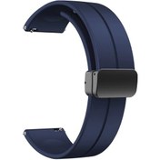 Resim Noktaks - Samsung Uyumlu Samsung Watch Active 2 44mm - Kordon Krd-84 20mm Silikon Kordon 