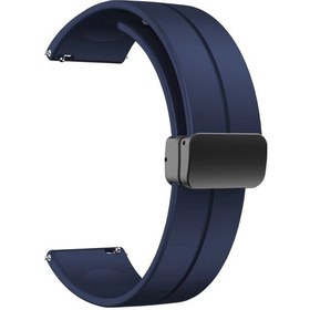 Resim Noktaks - Samsung Uyumlu Samsung Watch Active 2 44mm - Kordon Krd-84 20mm Silikon Kordon 