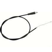 Resim Tongdashop Yamaha Ktm Honda Suzuki Dirt Bike İçin 1200mm Siyah Gaz Kablosu - Dayanıklı 
