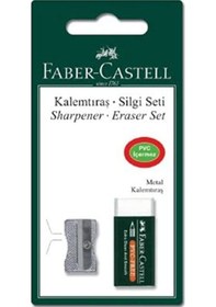 Resim Faber-castell Silgi Ve Metal Kalemtraş Set 5500185685 