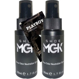 Resim Mgk Ayak Kokusu Giderici Ayakkabı Bakım Spreyi 2 Adet 50 Ml + Yanında Jel Hediye 