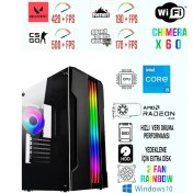 Resim Ramtech Chimera X60 I5 9400F / RX580 8gb / 256GB SSD 1tb HDD / 16GB Ram Oyuncu Bilgisayarı 