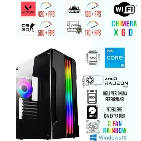 Resim Ramtech Chimera X60 I5 9400F / RX580 8gb / 256GB SSD 1tb HDD / 16GB Ram Oyuncu Bilgisayarı 